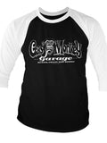Gas Monkey Garage Black White 34 sleeve T shirt Graphic Tee – Bold Style · Great Gift For Fans