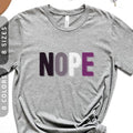 Asexual Nope T shirt Subtle Asexual Flag Shirt LGBT Ace Pride T Shirt Ace Flag Gender Neutral Shirt Discreet Asexuality Gift Graphic Tee – Cozy Vibes · Top Pick For Any Outfit