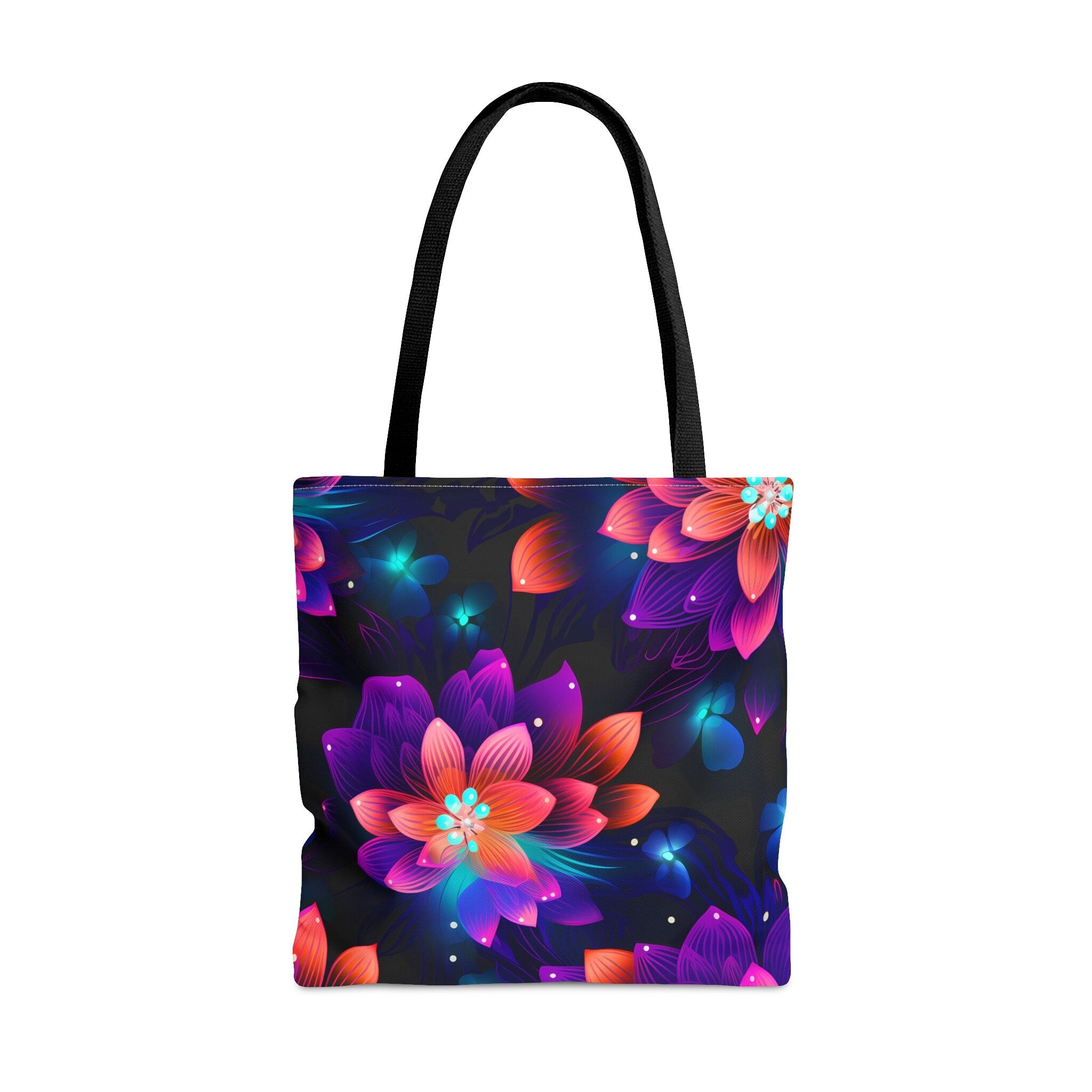 Vibrant Blooms All Over Print Tote Bag Tote Bag – Everyday Comfort · High-Quality Print