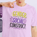 Subtle Nonbinary Pride Shirt Gender is a Social Construct T Shirt Gender Neutral Genderfluid Tee LGBT Enby Shirt Non Binary NB Shirt Graphic Tee – Cozy Vibes · Great Gift For Fans
