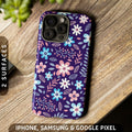 Subtle Trans Pride Flowers Tough Case iPhone 16 Pro Max Plus 15 14 13 12 11 Samsung S24 S23 S22 S21 Google Pixel 9 8 7 6 5 Phone Graphic Tee – Easygoing Wear · Top Pick For Any Outfit