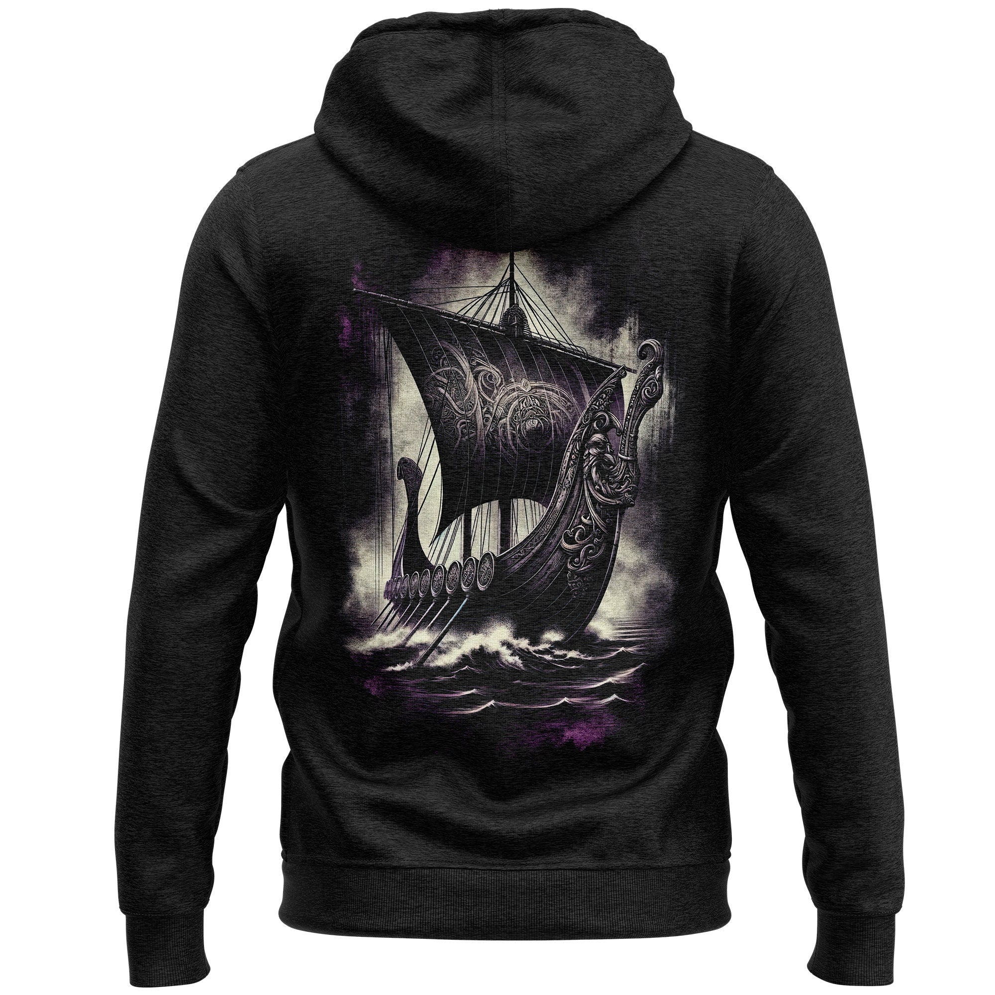 Gothic Viking See You in Valhalla Zip Hoodie Hoodie – Easygoing Wear · Great Gift For Fans