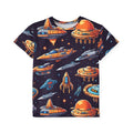 Launch into Playtime All Over Print Kid Sport Jersey with Space Ships Jersey – Cozy Vibes · Perfect For Daily Wear