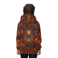Tech Adventure Awaits All Over Print Children39s Hoodie with Orange Circuit Board and Robotic Bug Children39s Hoodie AOP Hoodie – Bold Style · Must-Have Style