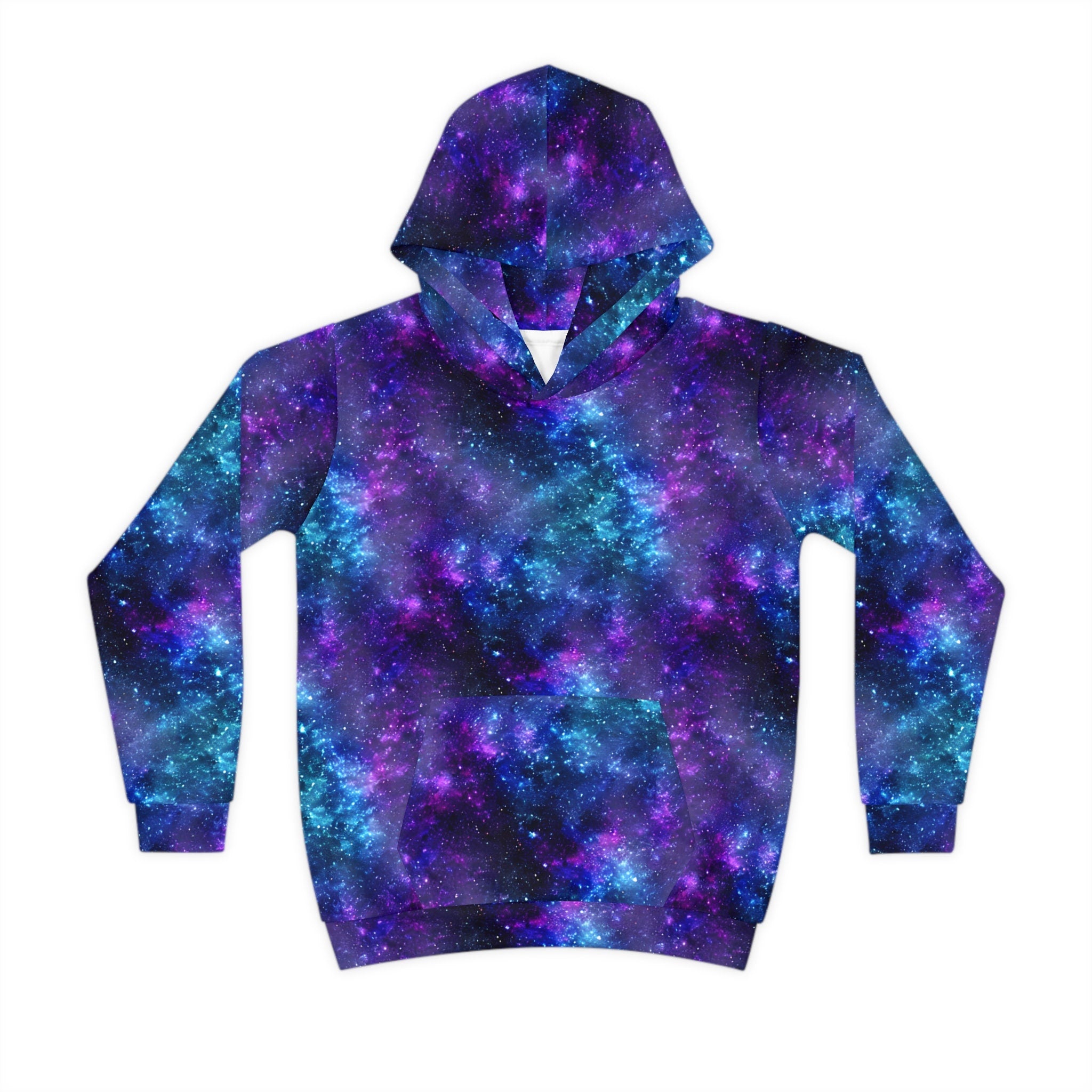 Galactic Giggle fest Where Stardust Meets Snuggles Childrens Hoodie AOP Hoodie – Soft Feel · High-Quality Print