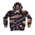 Cosmic Explorers Kids Hoodie Adventure Beyond the Stars Hoodie – Premium Graphic · Trending Graphic Apparel