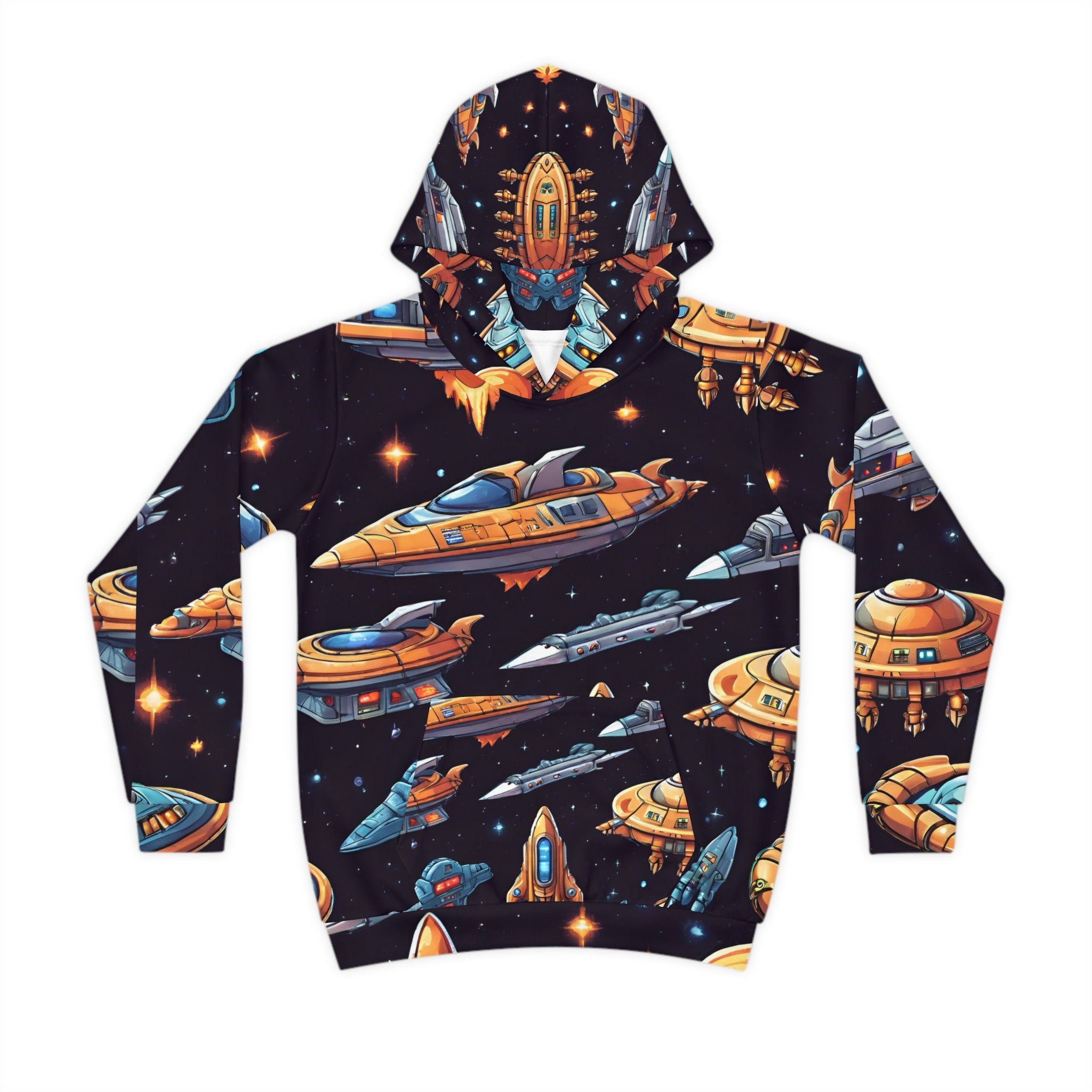 Cosmic Explorers Kids Hoodie Adventure Beyond the Stars Hoodie – Premium Graphic · Trending Graphic Apparel
