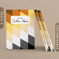 Personalized Gay Bear Journal Gay Bear Pride Flag Pixels Pattern Unique Gay Gift Customizable Hardcover Notebook Custom Name Text Graphic Tee – Easygoing Wear · Trending Graphic Apparel