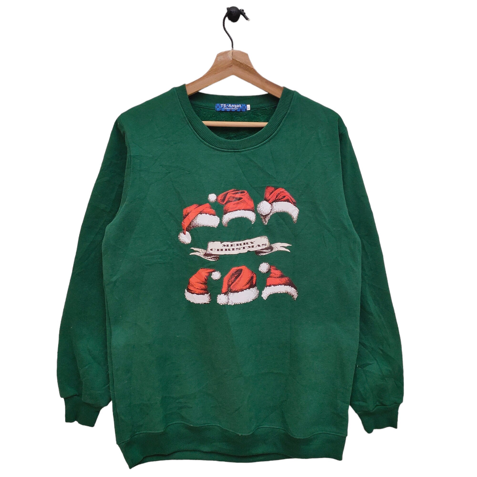Y2K Christmas Sweatshirt Vintage Santa Sweater Jumper Crewneck Green Sweatshirt – Everyday Comfort · Great Gift For Fans