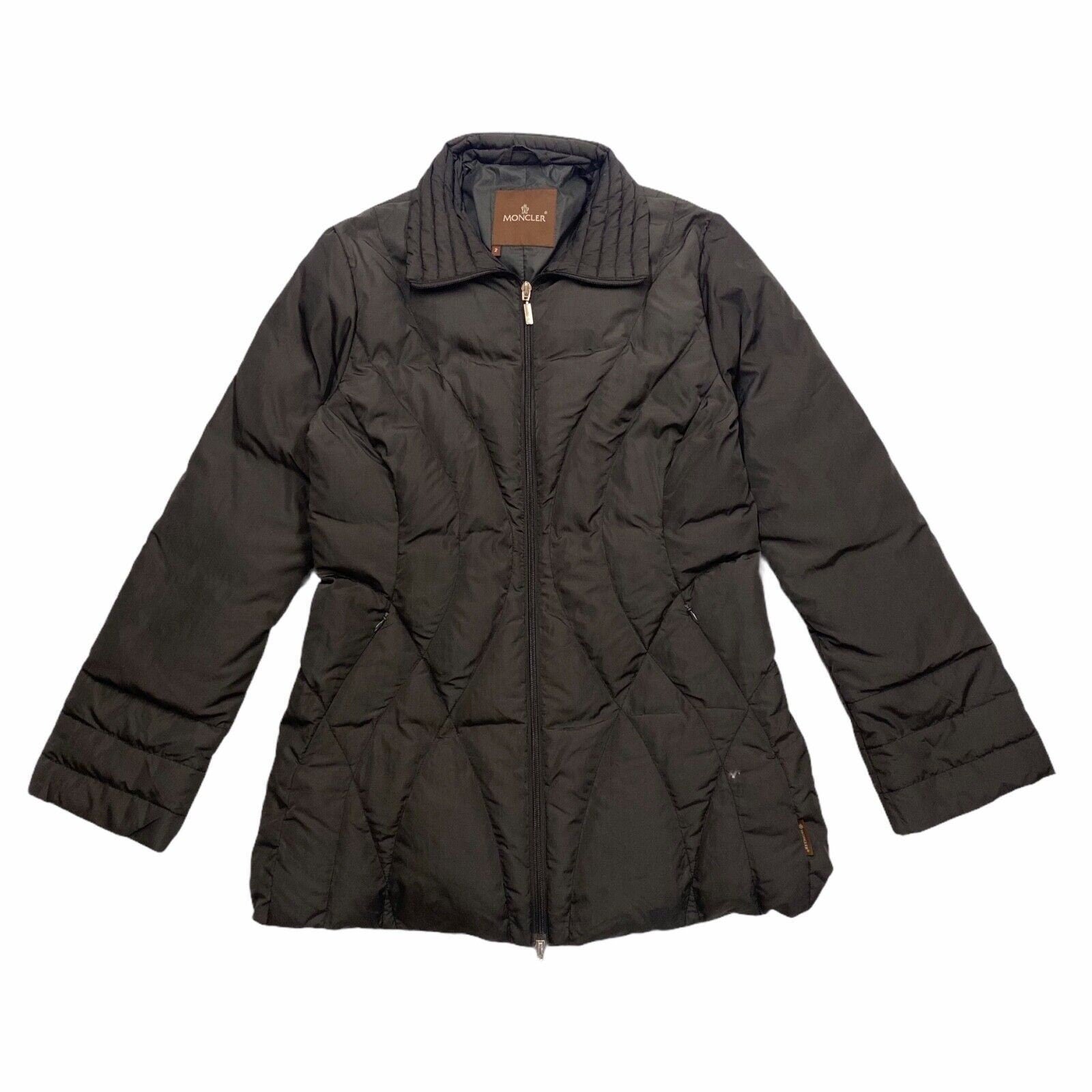 Moncler Women39s Down Padded Coat Vintage High End Designer Dark Grey VTG Graphic Tee – Easygoing Wear · Trending Graphic Apparel