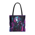 Neon Futuristic Lights Cyberpunk AOP Tote Bag Tote Bag – Everyday Comfort · Great Gift For Fans
