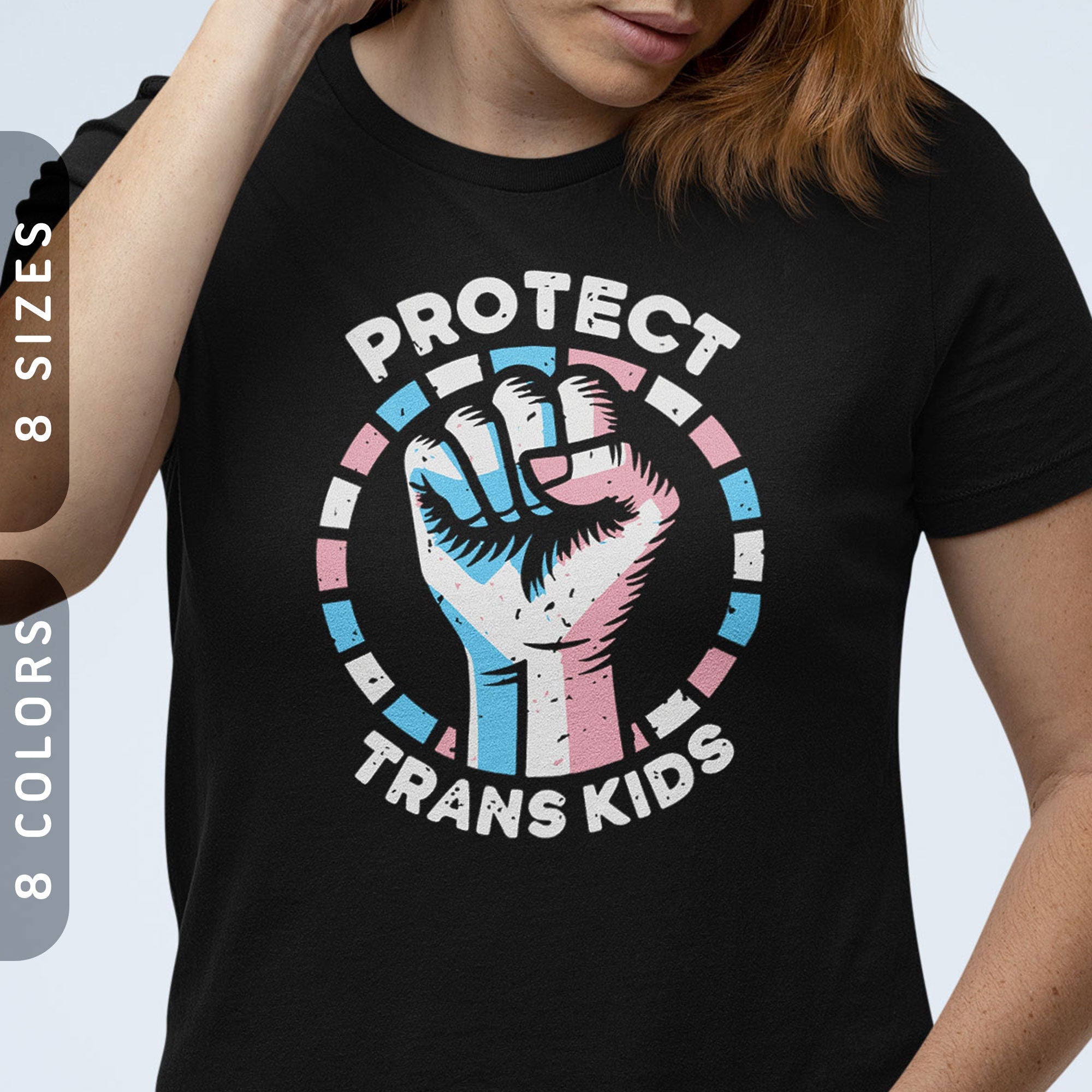 Protect Trans Kids Shirt Subtle Transgender Shirt Trans Pride T Shirt LGBTQ Pro Trans Rights Tshirt Trans Visibility Tee Graphic Tee – Cozy Vibes · High-Quality Print
