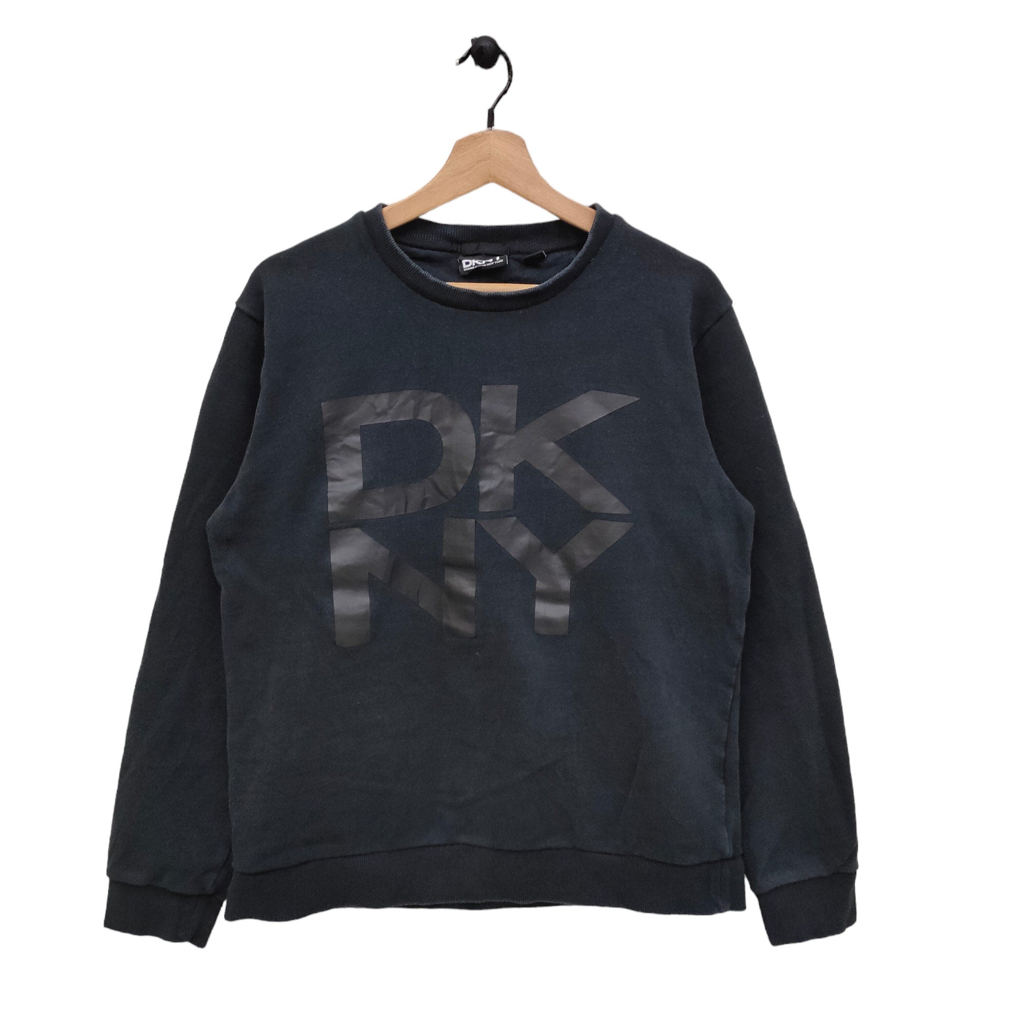 DKNY Sweatshirt Vintage Donna Karan New York Sweater Jumper Crewneck Black Sweatshirt – Cozy Vibes · Trending Graphic Apparel