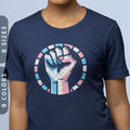 Trans Pride Flag Shirt Subtle Transgender Shirt Resist Fist Trans Pride Flag T Shirt LGBTQ Pro Trans Rights Trans Visibility Tee Graphic Tee – Fan Favorite · Top Pick For Any Outfit