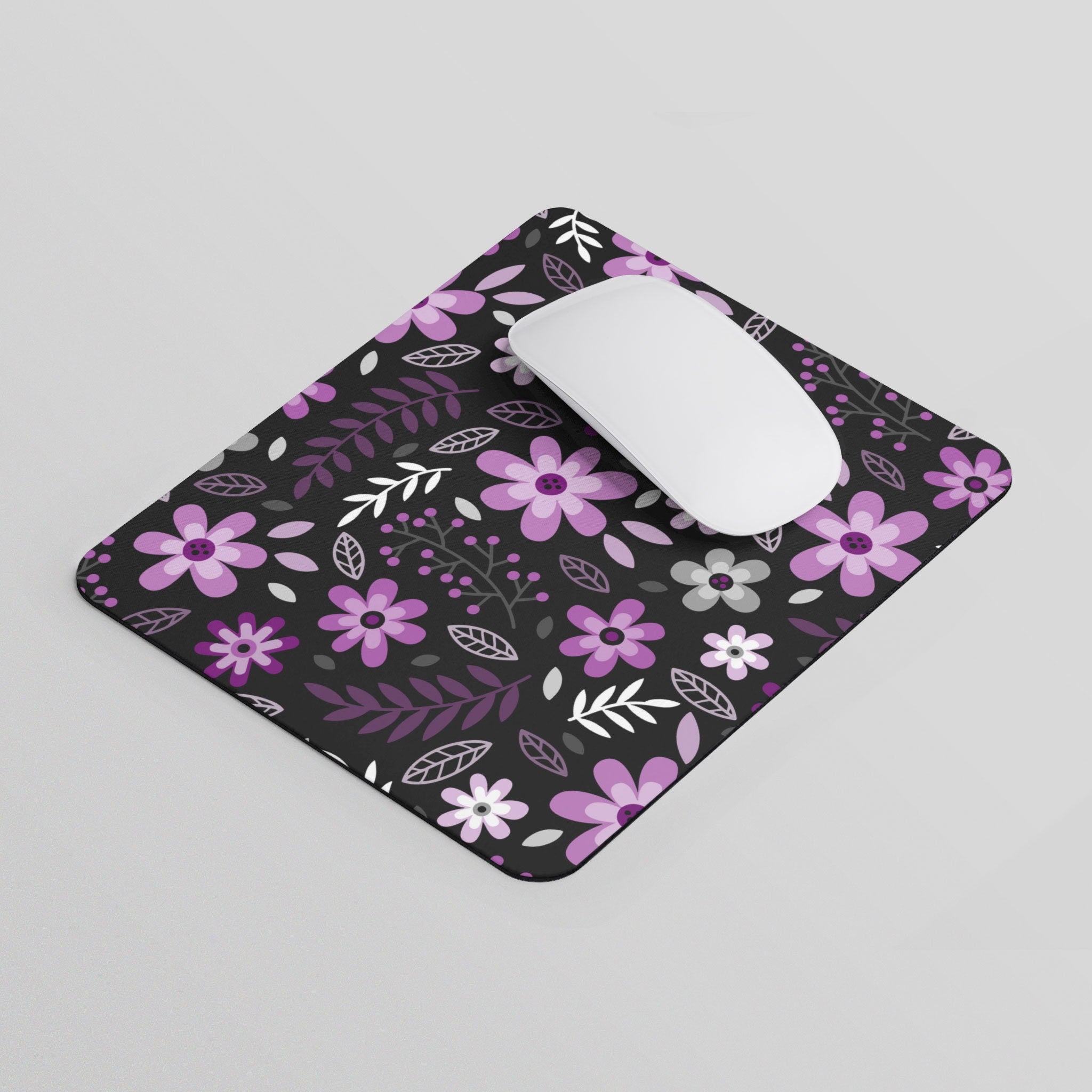 Subtle Asexual Pride Flowers Mouse Pad Rectangle Mouse Pad Aro Ace Mousepad Asexual Flag Mousepad Home Office Gift Graphic Tee – Feel-Good Design · Perfect For Daily Wear