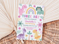 Three Rex Birthday Invitation Girl 3 Rex Invite Dinosaur Birthday Dinosaur Invitation Digital Download 3Rd Birthday Girl Dinosaur Party DIN2 Graphic Tee – Easygoing Wear · Perfect For Daily Wear