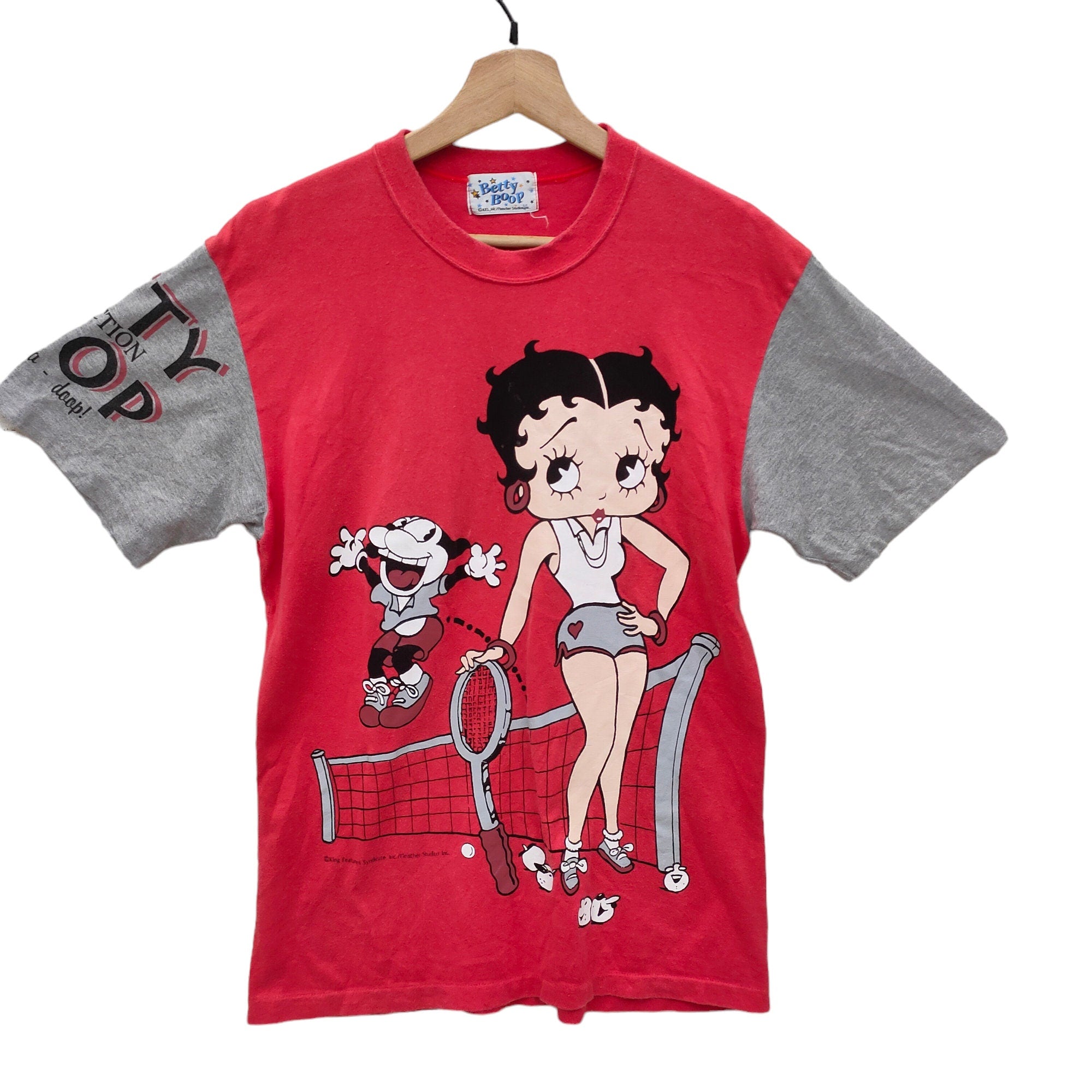 90s Betty Boop Graphic Tee Medium Vintage Betty Boop Colorblock Shirt Size M Graphic Tee – Feel-Good Design · Great Gift For Fans