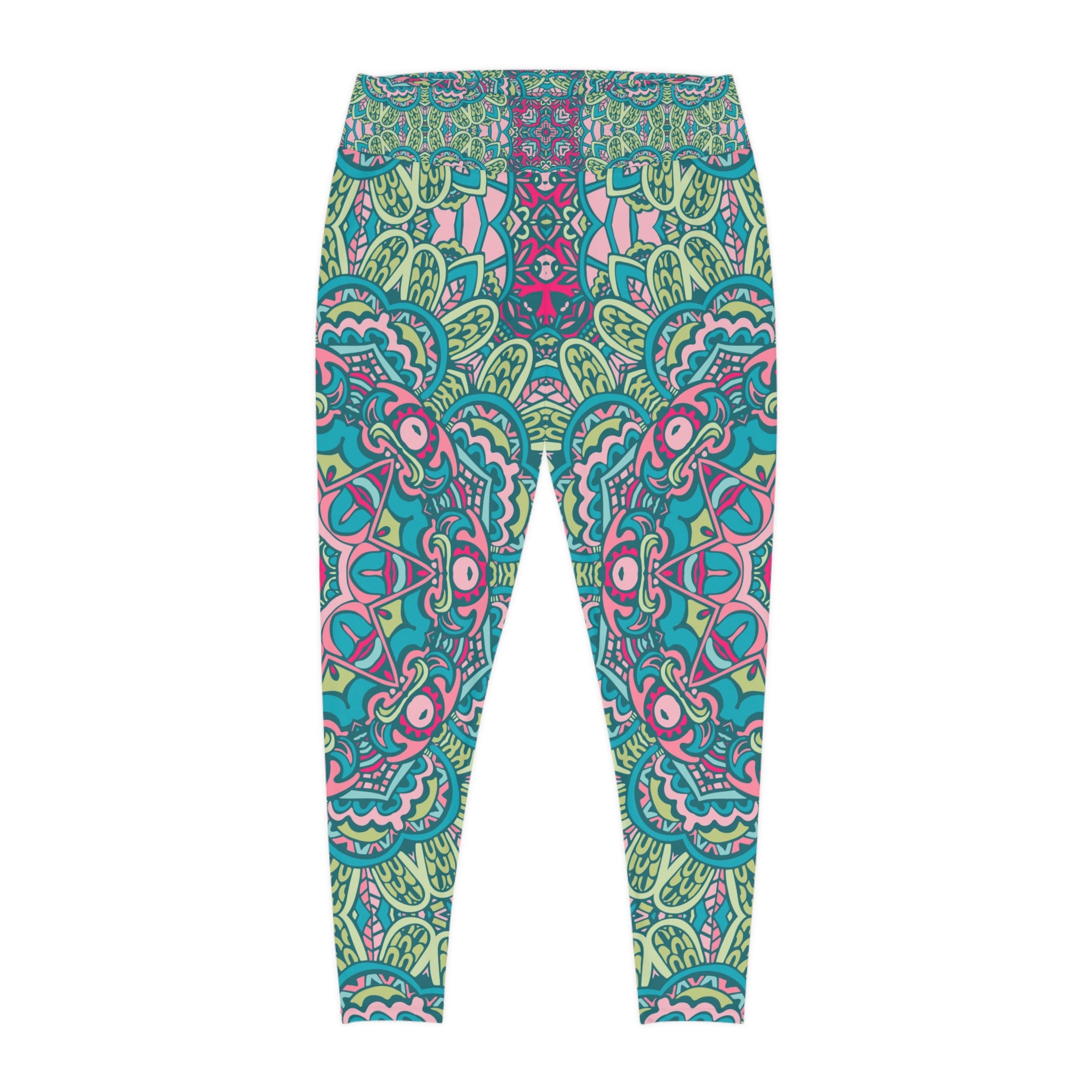 Boho Chic Green All Over Print Plus Size Leggings for Trendsetters Graphic Tee – Fan Favorite · Perfect For Daily Wear