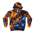 Blazing Style Fiery Flames All Over Print Kids39 Hoodie Hoodie – Premium Graphic · Perfect For Daily Wear