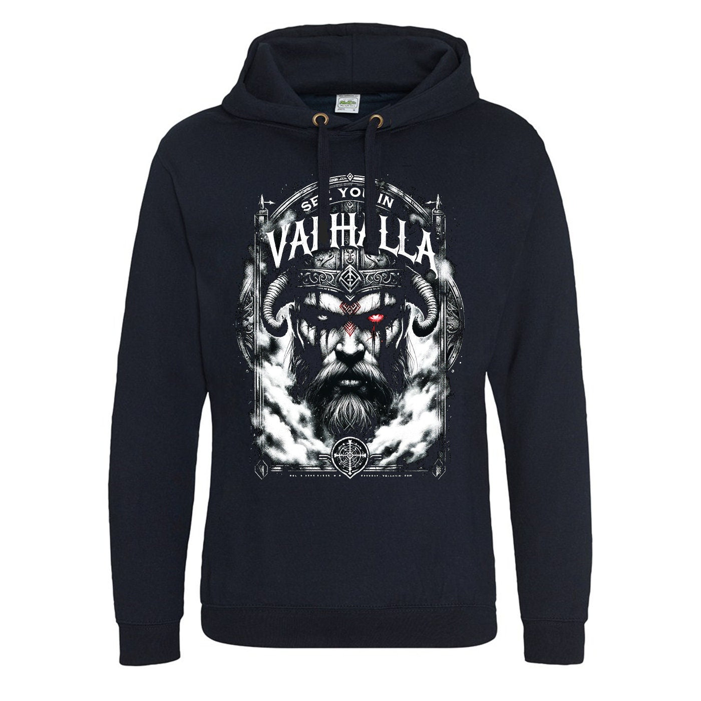 Norse Vikings See You in Valhalla Men39s Black Hoodie Hoodie – Warm & Stylish · Great Gift For Fans