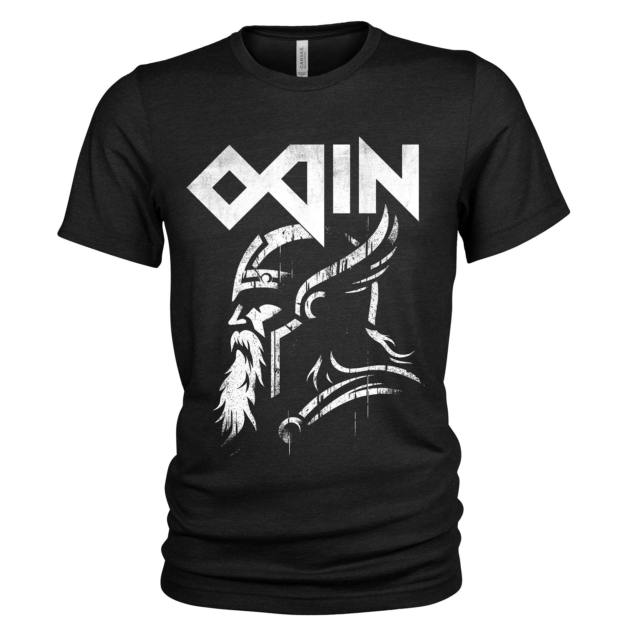 Viking Legendary God Odin The Allfather Black T Shirt Graphic Tee – Bold Style · High-Quality Print