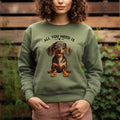 Adorable Dachshund Puppy Sweatshirt Cute Gift for Dog Mom Cozy Doxie Sweater Dachshund Dad Shirt Dog Lover T Shirt Wiener Dog Tee Sweatshirt – Soft Feel · Trending Graphic Apparel