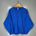 Vintage 90s Tultex Tag Plain Design Tultex Vintage Sweatshirt Crewneck Pullover Tultex Sweater Streetwear Baggie Colour Royal Blue Size X L Sweatshirt – Aesthetic Look · Trending Graphic Apparel