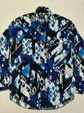Vintage 1990s 90s Wrangler Western Cowboy Brushpopper Button Down Shirt L NEW Graphic Tee – Premium Graphic · Top Pick For Any Outfit