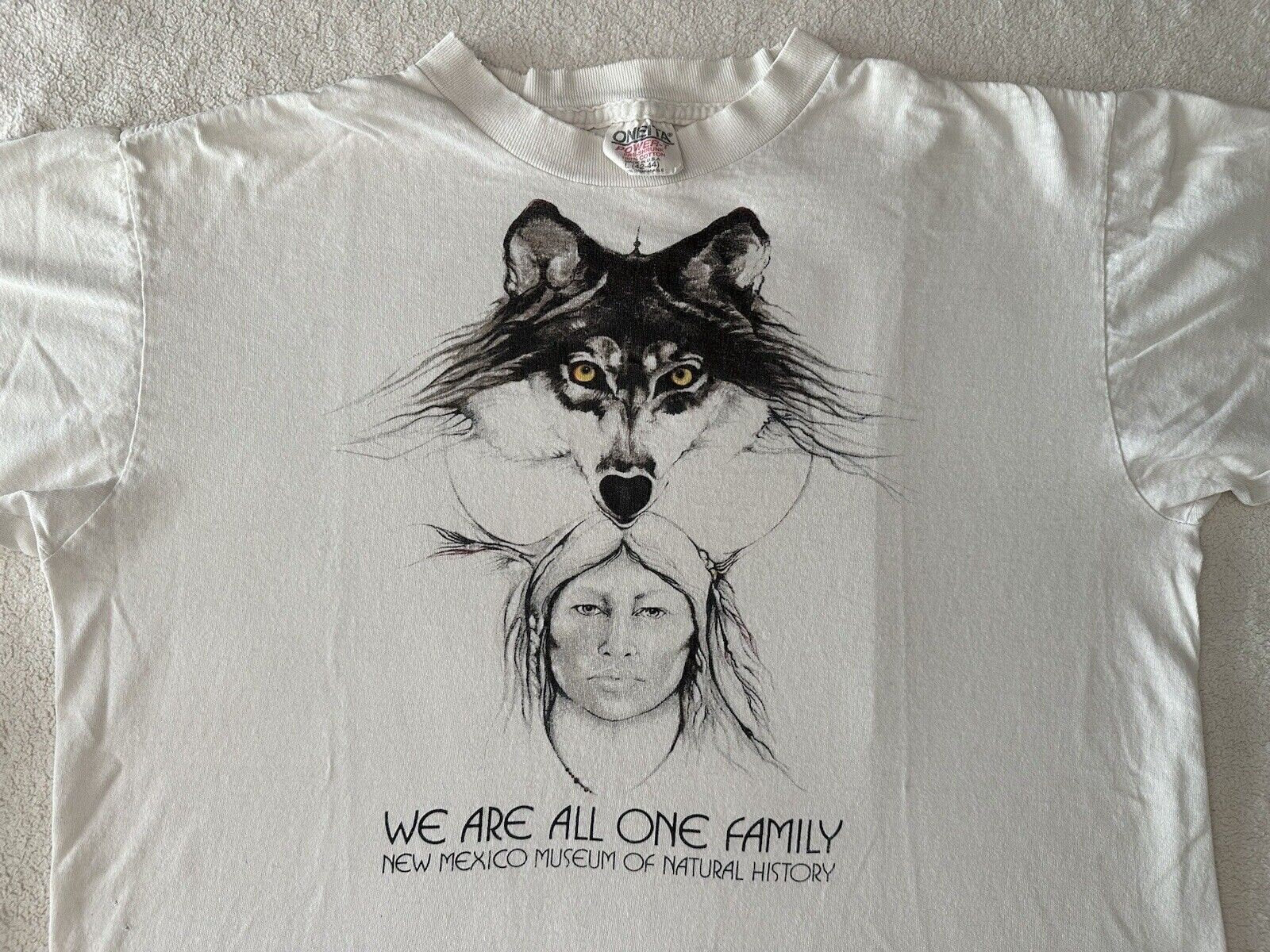 Vintage 1990s 90s New Mexico Museum Natural History We Are One Art T Shirt M L Graphic Tee – Fan Favorite · Must-Have Style