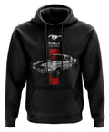 Ford Mustang 1966 Red Tribar Men39s Hoodie Hoodie – Cozy Vibes · Perfect For Daily Wear