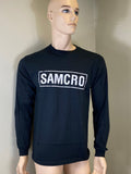 Officially Licensed Samcro Sons of Anarchy distressed long sleeve T Shirt Graphic Tee – Feel-Good Design · High-Quality Print