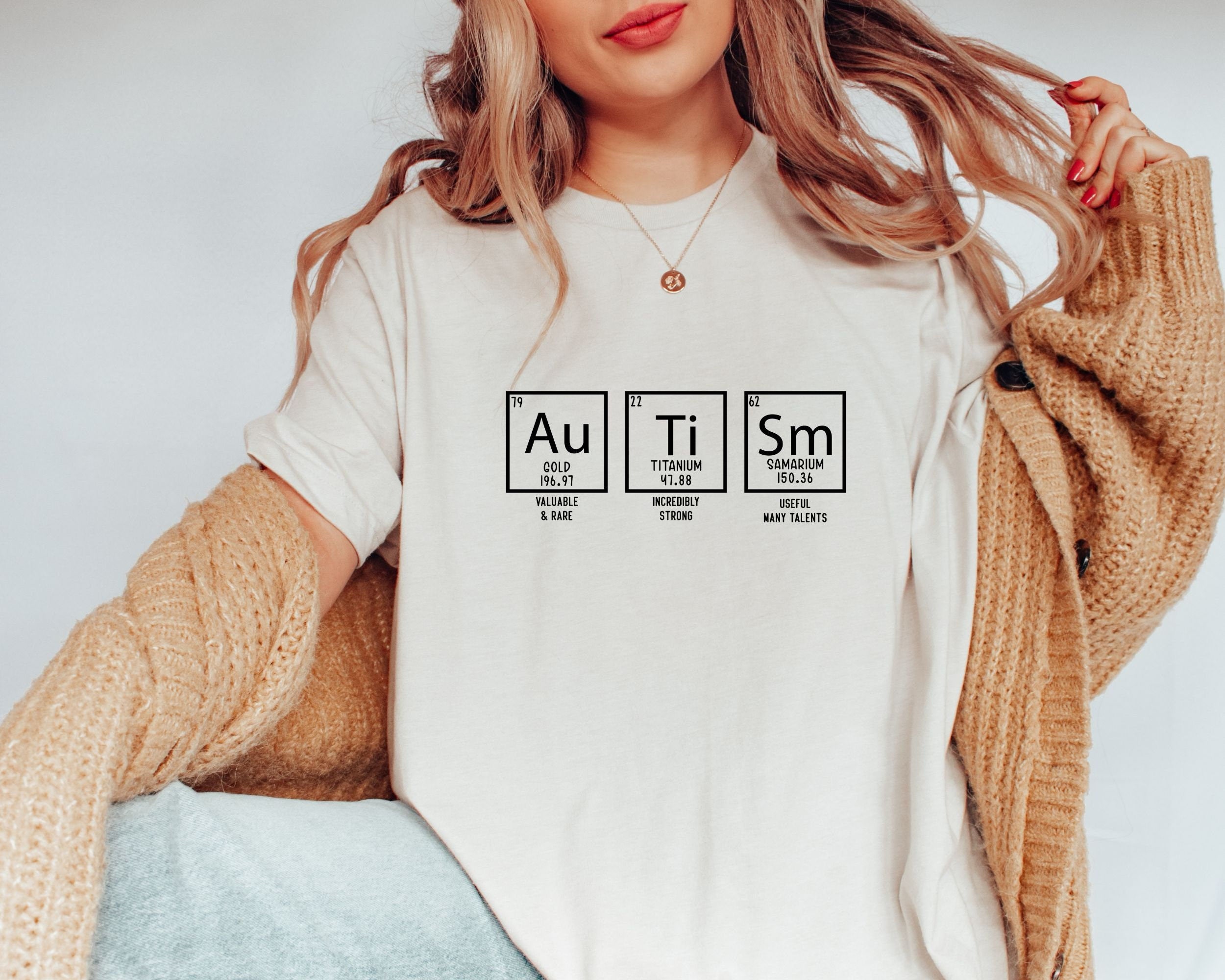 Autism Awareness Shirt Advocate Autism T Shirt Autism Periodic Table Autism Teacher Sweatshirts Autism Mom Shirt Autism Acceptance Tee Sweatshirt – Fan Favorite · Must-Have Style