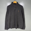 Vintage Y2K Polo Jeans Ralph Lauren Tag Small Logo Embroidred Sweatshirt Turtleneck Zipper Sweater Polo Ralph Lauren Colour Dark Gray Size L Sweatshirt – Easygoing Wear · High-Quality Print