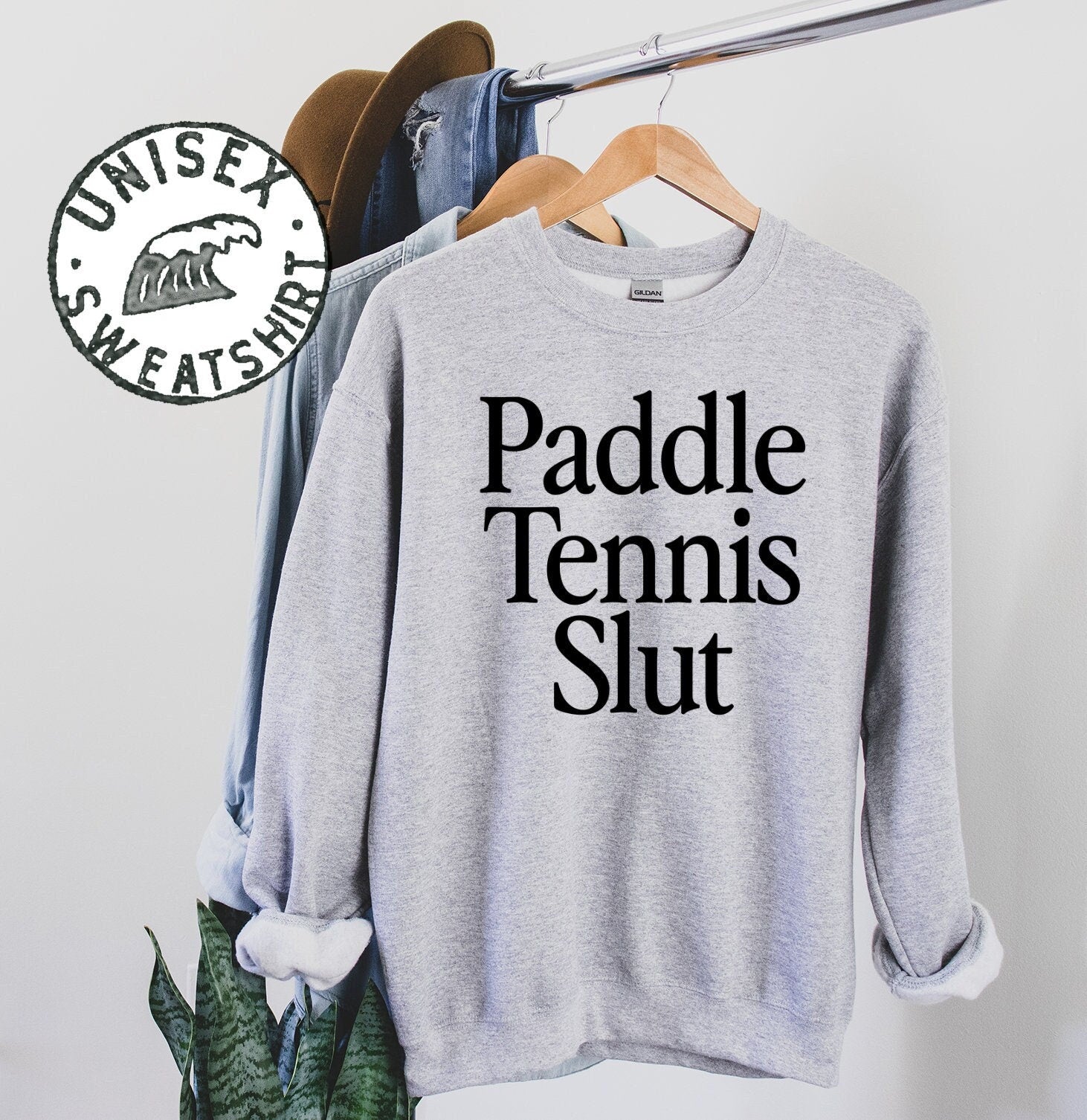Paddle Tennis Player Sweatshirt Gifts Crewneck Funny Sweater Shirt Jumper Men Women Him Her Sweatshirt – Soft Feel · High-Quality Print