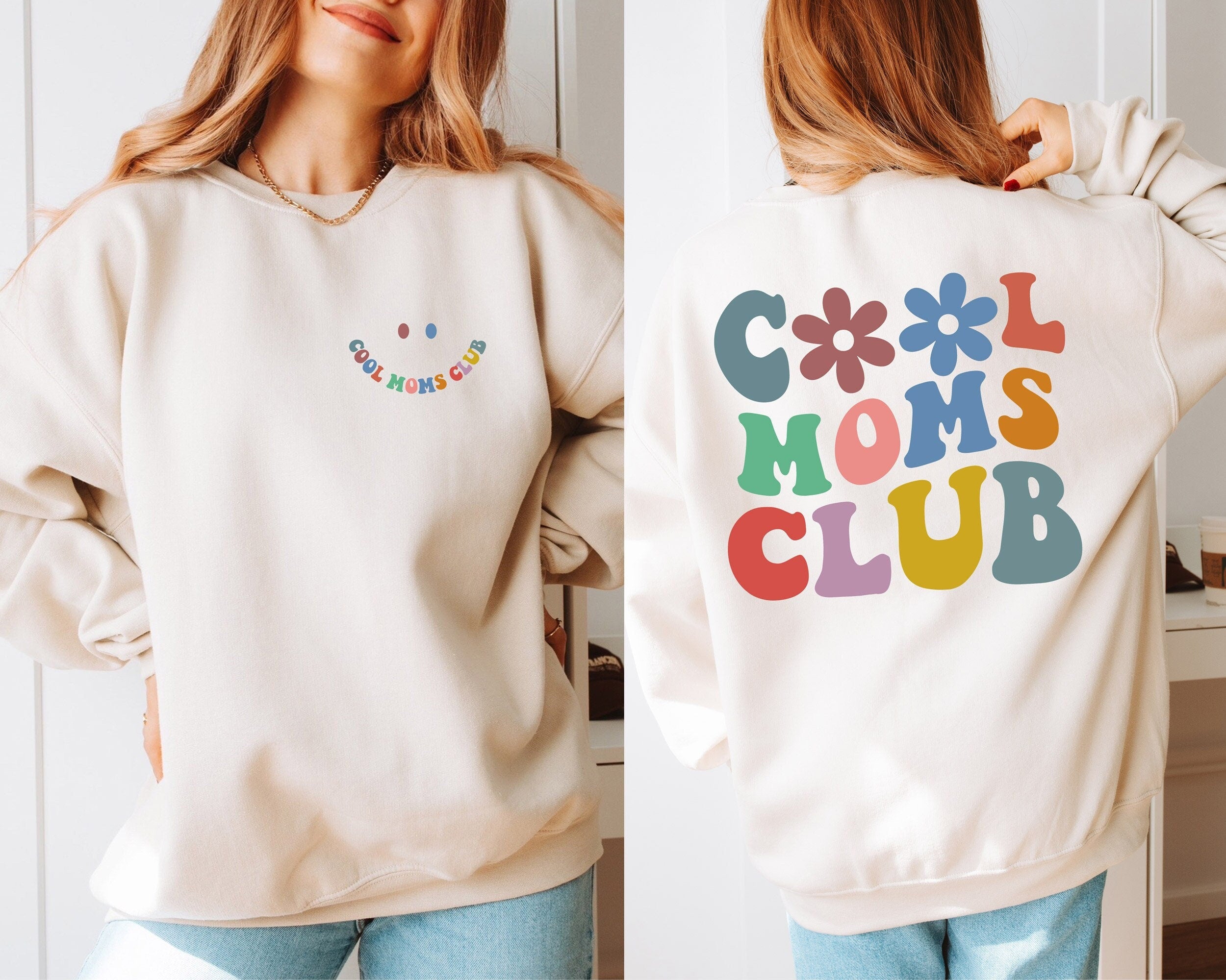 Cool Moms Club Sweatshirt Cool Mom Hoodie Gift for Mom Cool Moms Club Shirt Mom Birthday Gift Cool Moms Club HoodieCool Mom Sweatshirt Hoodie – Warm & Stylish · Top Pick For Any Outfit