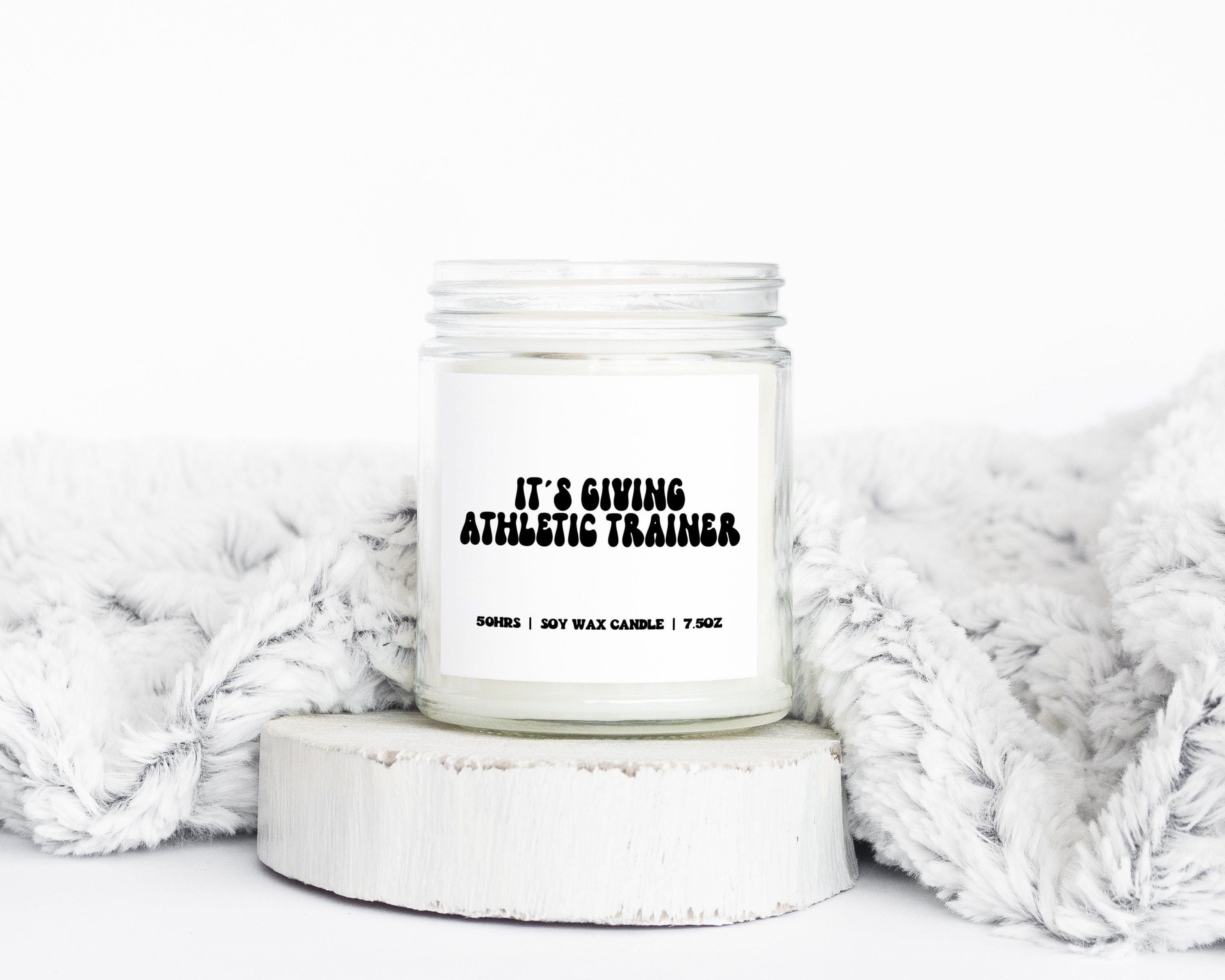 Athletic Trainer Gifts Funny Candle Housewarming Soy Wax Scented Decor Graphic Tee – Premium Graphic · Must-Have Style