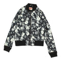 Schott Womens Black White Floral Paint Bomber Jacket Vintage High End Designer Graphic Tee – Warm & Stylish · Perfect For Daily Wear