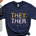 TheyThem T Shirt Nonbinary They Them Pronouns Shirt LGBT Enby Gender Neutral T Shirt LGBTQ Non Binary NB Pride Flag Outfit Graphic Tee – Everyday Comfort · High-Quality Print