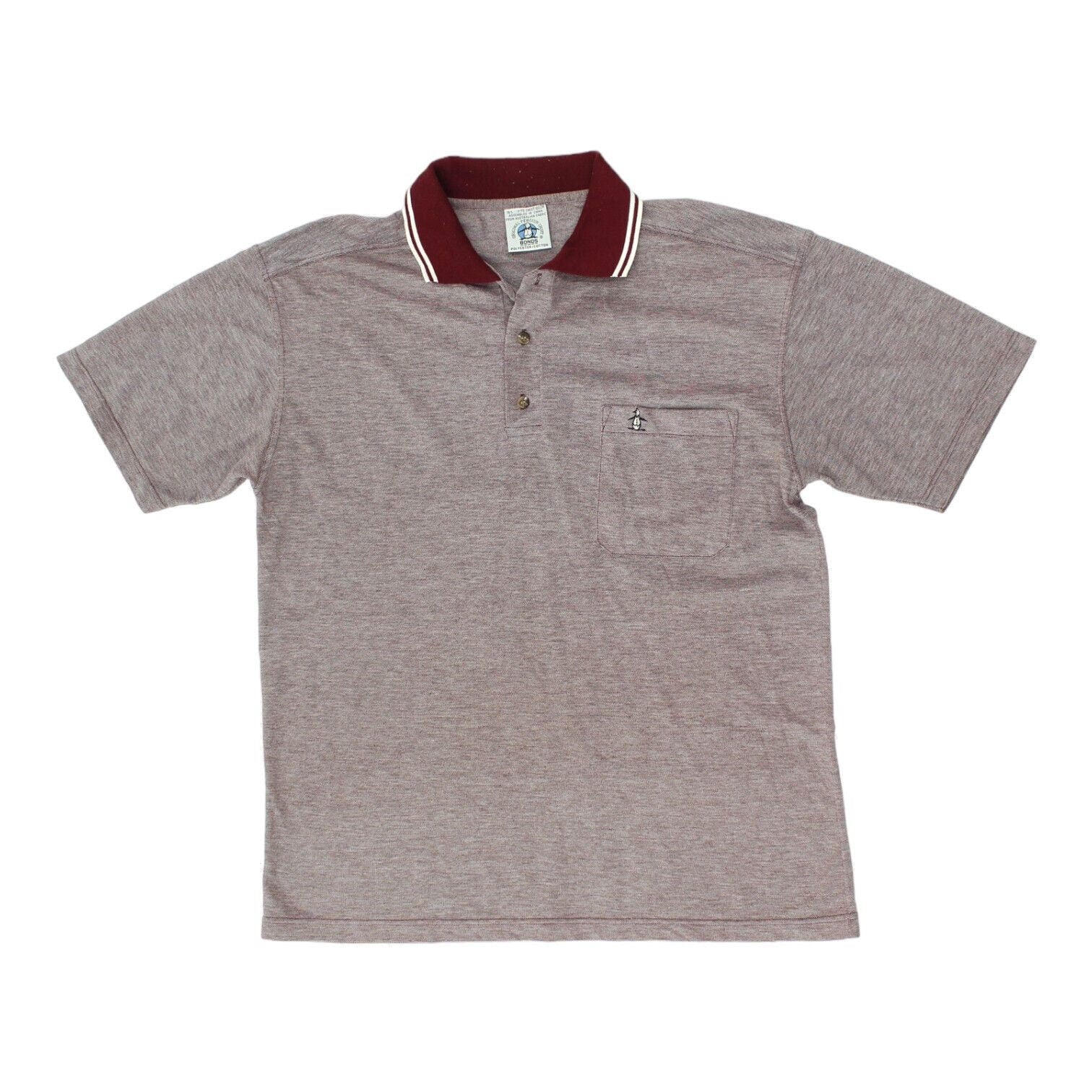 Original Penguin Bonds Mens Red Polo Shirt Vintage High End Designer Top VTG Graphic Tee – Bold Style · Trending Graphic Apparel