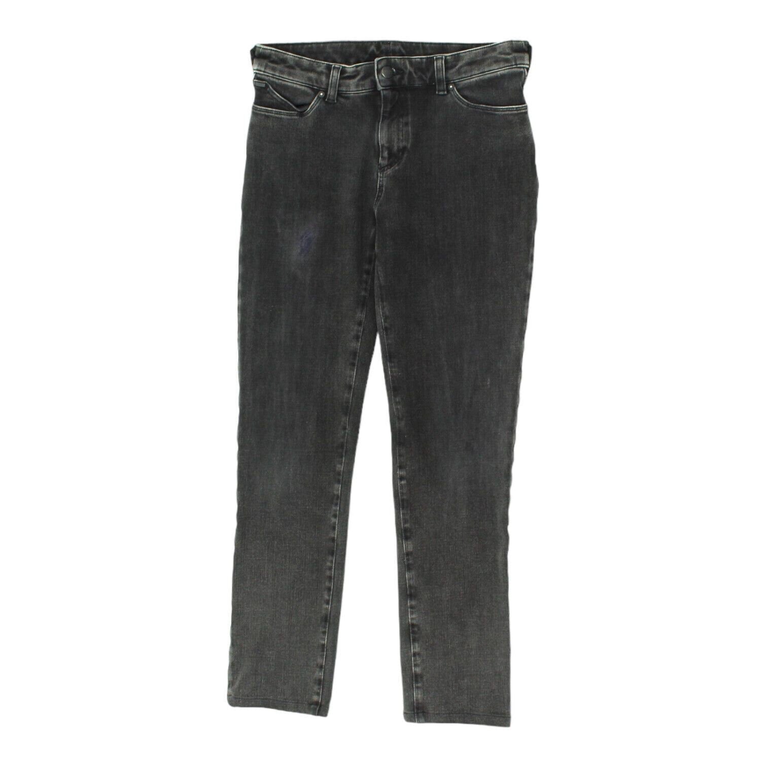 Armani Womens Black Low Rise Skinny Jeans Vintage High End Designer Denim VTG Graphic Tee – Bold Style · High-Quality Print