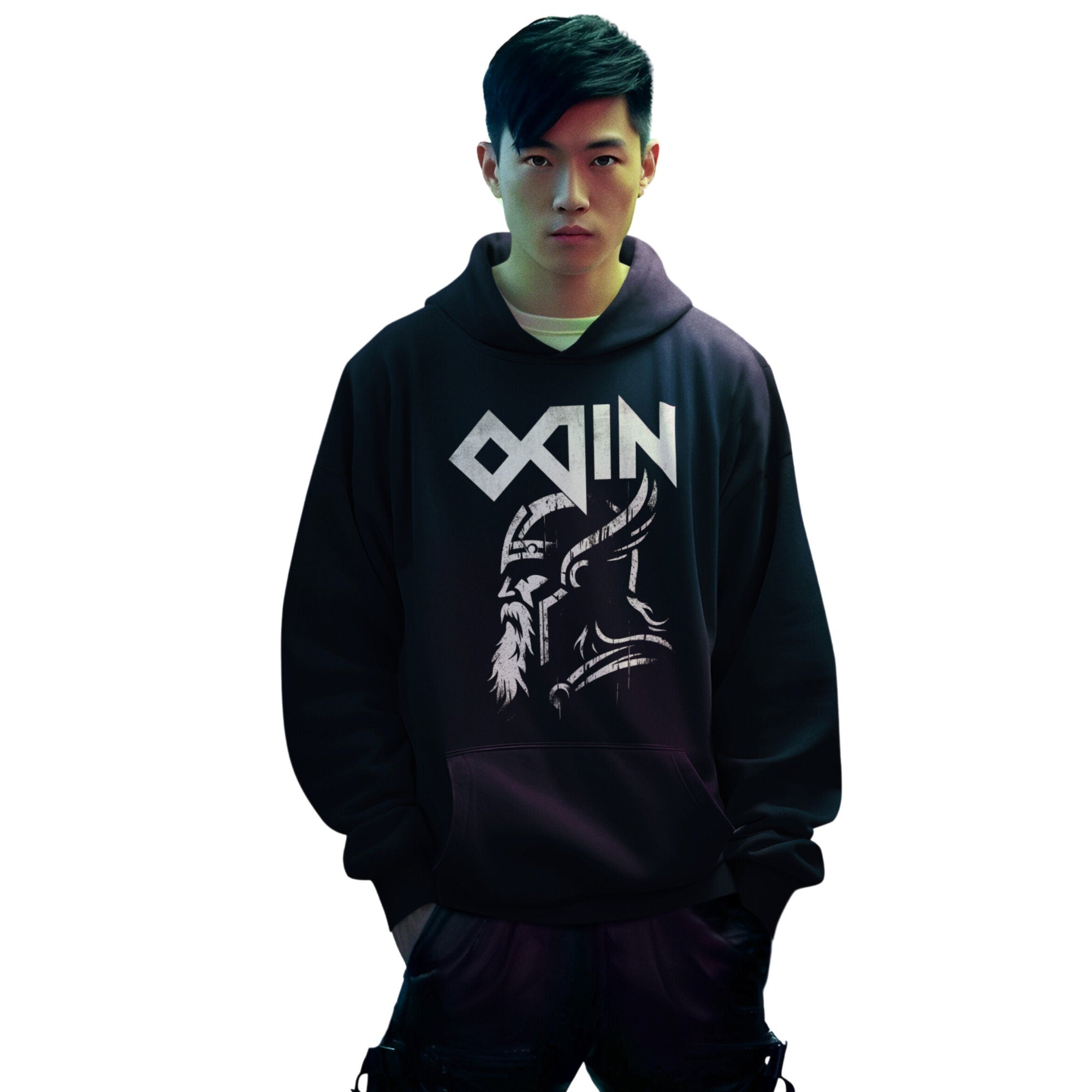 Norse God Odin The Allfather Men39s Black Hoodie Hoodie – Premium Graphic · Must-Have Style