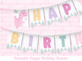 Girl Dinosaur Birthday Banner Pink Dinosaur Birthday Decoration Girl Dinosaur Party Decor Girl Dino Party Girl First Birthday Girl DIN2 Graphic Tee – Soft Feel · Must-Have Style