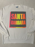 Vintage 1980s 1990s Santa Barbara California Neon Puff Print Raglan Sweatshirt L Sweatshirt – Soft Feel · Trending Graphic Apparel