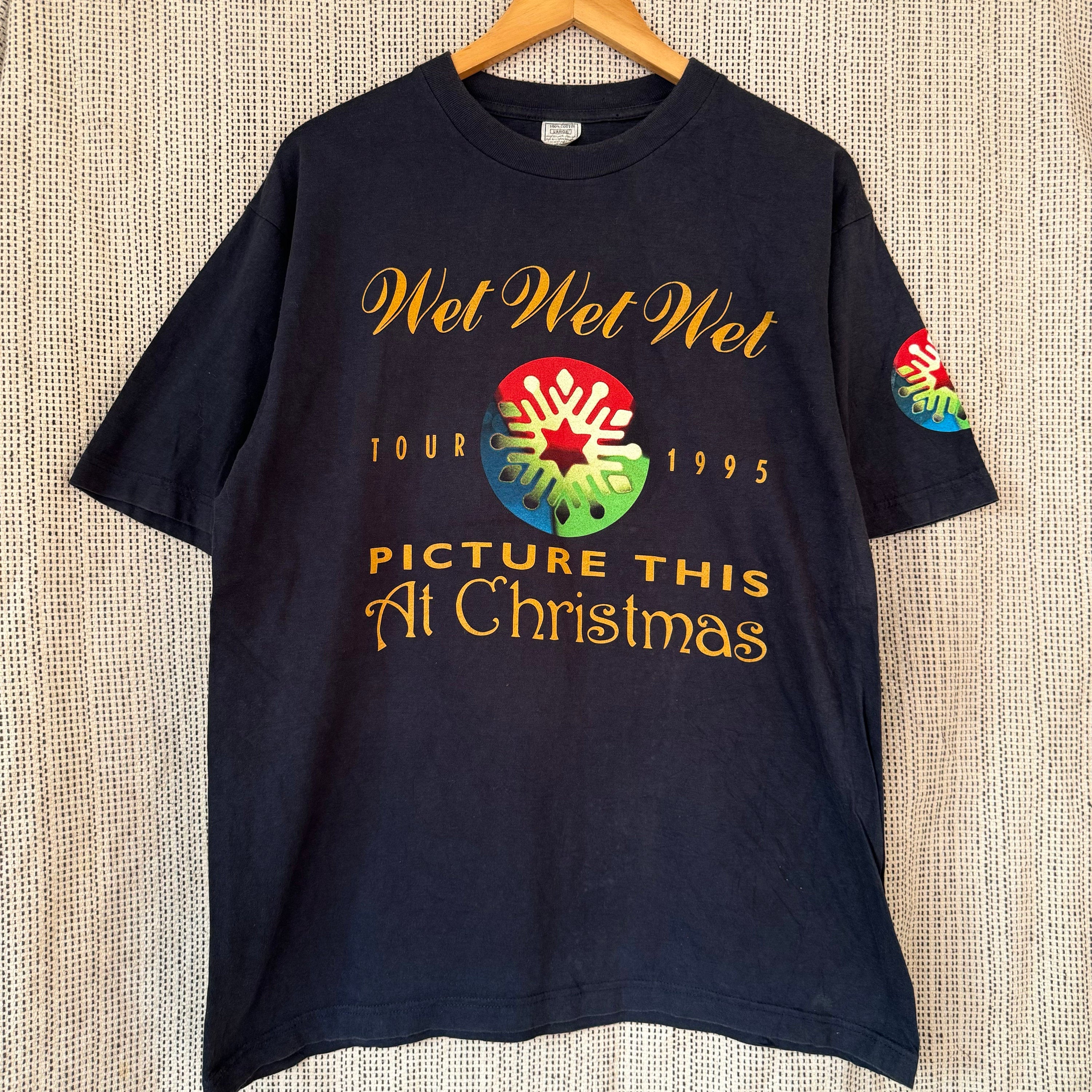 Vintage 1995 Wet Wet Wet Tour T shirt Graphic Tee – Fan Favorite · Great Gift For Fans