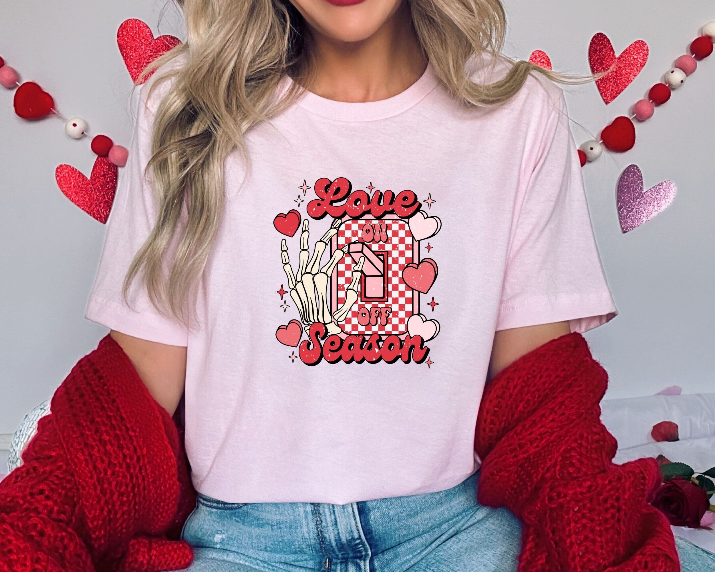 Love Season Shirt Retro Valentines Day T Shirt Funny Valentines Day ShirtsValentines Day GiftShirts for WomenGift for HerGift for Wife Graphic Tee – Cozy Vibes · Perfect For Daily Wear