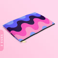 Omnisexual Waves Accessory Zip Pouch Subtle Omnisexual Pride Coin Purse Omnisexual Flag Zippy Wallet LGBTQ Pouch With Zipper Graphic Tee – Warm & Stylish · Must-Have Style