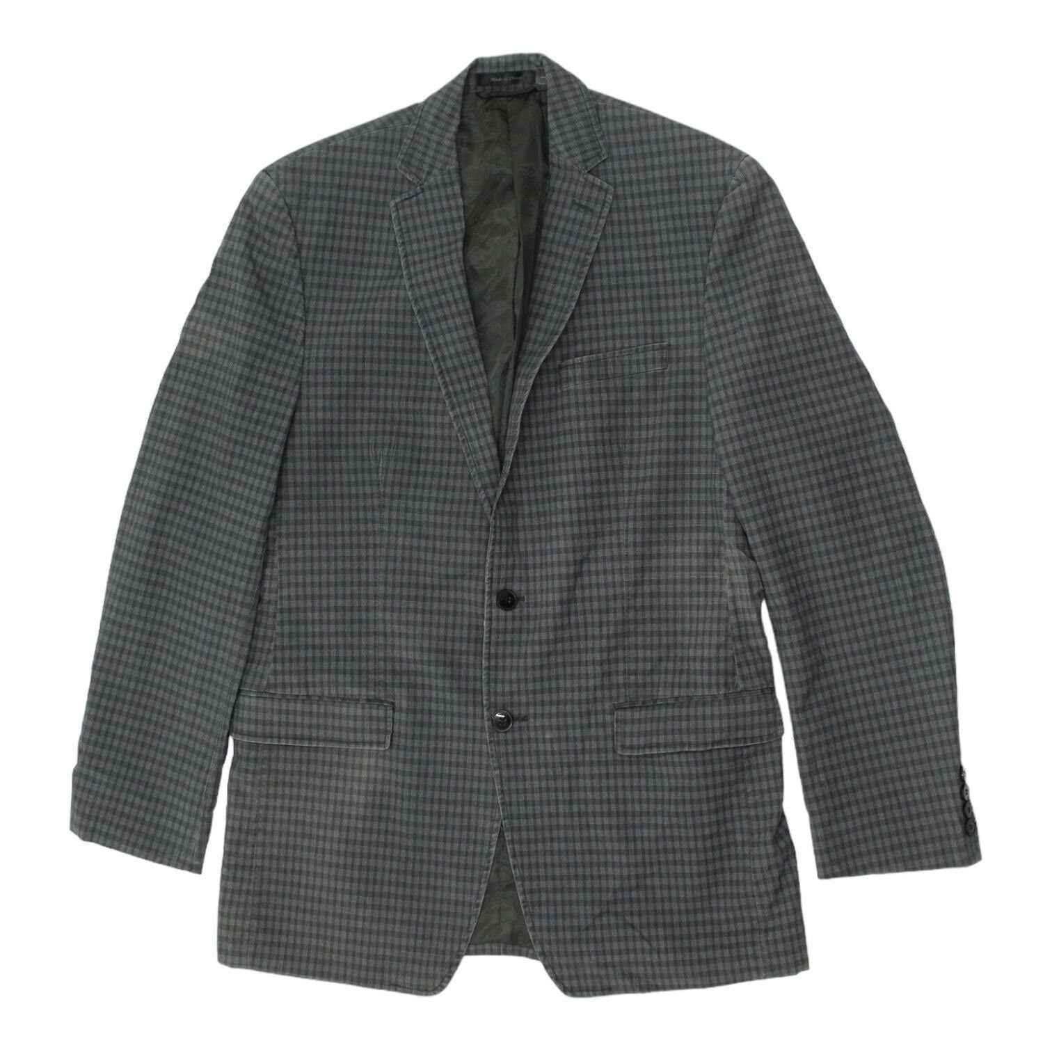 Calvin Klein Mens Grey Check Blazer Jacket Vintage High End Luxury Designer Graphic Tee – Cozy Vibes · Perfect For Daily Wear