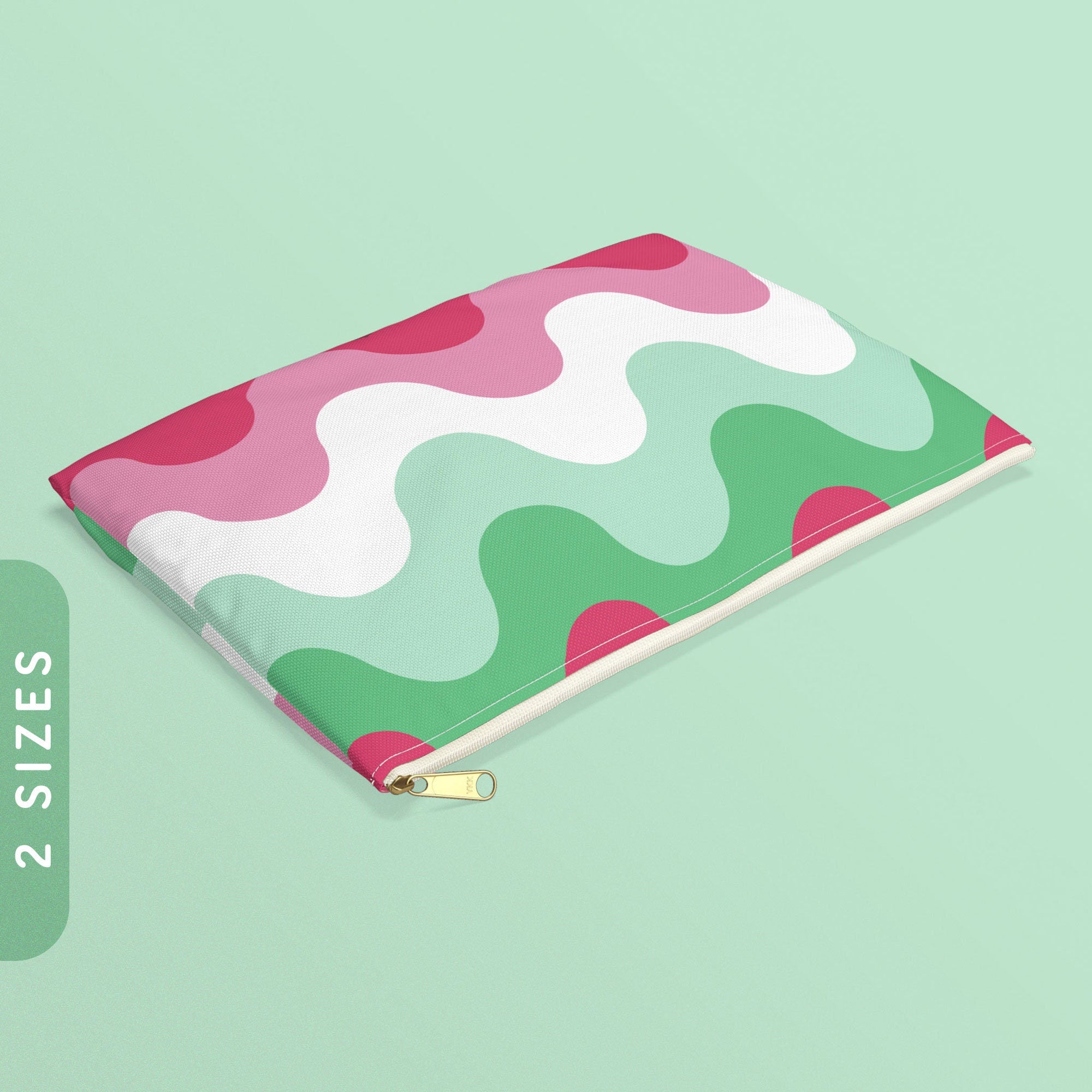 Abrosexual Waves Accessory Zip Pouch Subtle Abrosexual Pride Coin Purse Abrosexual Flag Color Zippy Wallet LGBTQ Wallet With Zipper Graphic Tee – Feel-Good Design · Great Gift For Fans