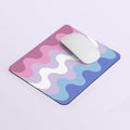 Bigender Waves Mouse Pad Rectangle Mouse Pad Subtle Bigender Pride Mouse Pad Bigender Flag Mousepad Home Office Gift Graphic Tee – Easygoing Wear · Perfect For Daily Wear