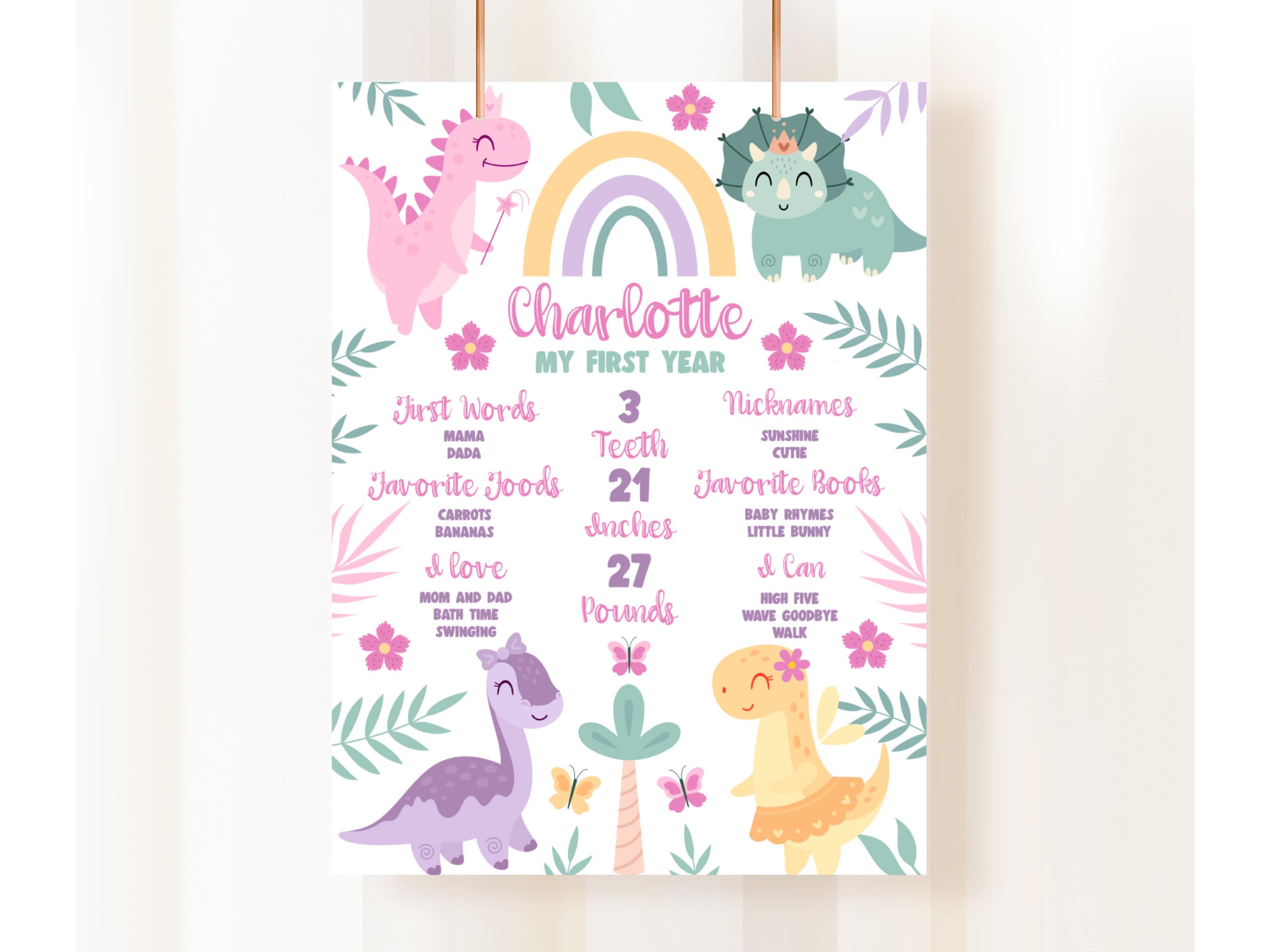 Dinosaur Birthday Sign Girl Dinosaur Party Decorations Girl Dinosaur Birthday Pastel Birthday Milestone Poster Girls Dino Party DIN2 Graphic Tee – Warm & Stylish · High-Quality Print